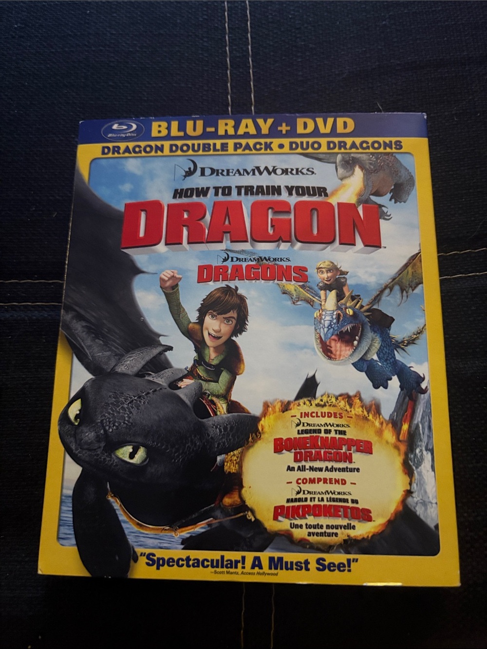 How to Train Your Dragon Blu-ray + DVD - Yellow